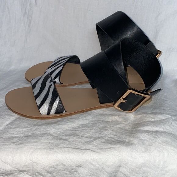 PRIMA DONNA COLLECTION Zebra Strappy Sandal-36 - Picture 3 of 6